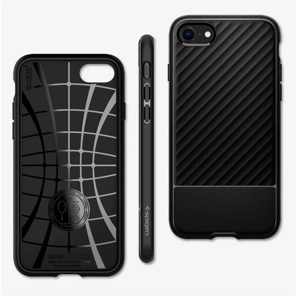 Spigen Core Armor odolný kryt Apple iPhone SE (2020)/8/7 čierny - Puzdra - Obrázok 38XQ200301