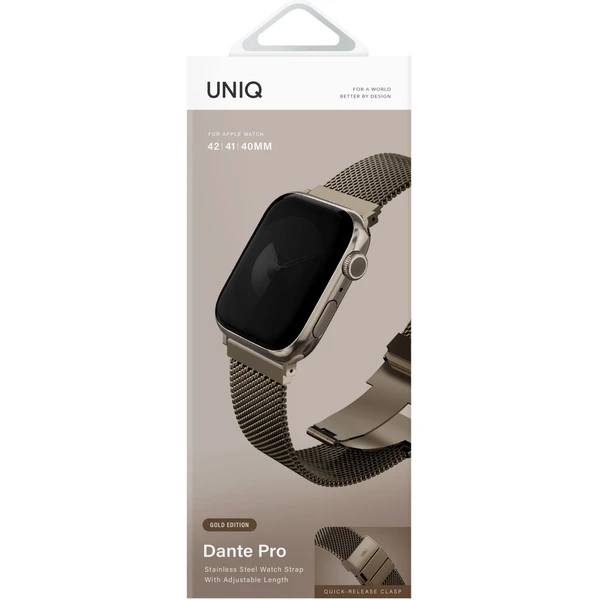 UNIQ Dante Pre oceľový remienok 42/41/40mm zlatý - Remienky - Obrázok 38ca23a5774b4bfba3f8699f331844bc