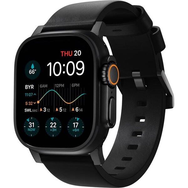 Nomad Modern Band remienok Apple Watch 46mm/49mm čierna/čierna