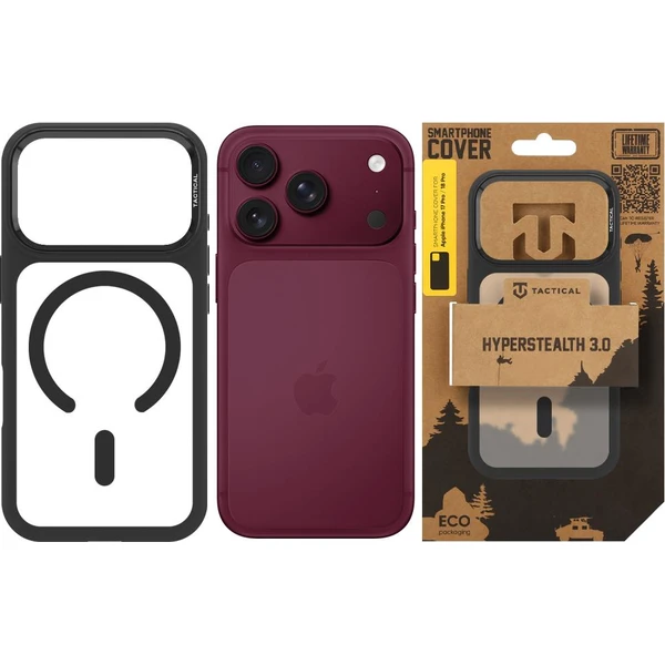 Tactical MagForce Hyperstealth 3.0 Kryt pre Apple iPhone 17 Pro/18 Pro Asphalt - Puzdra - Obrázok 393595e60ea64597a547791f6c17373a