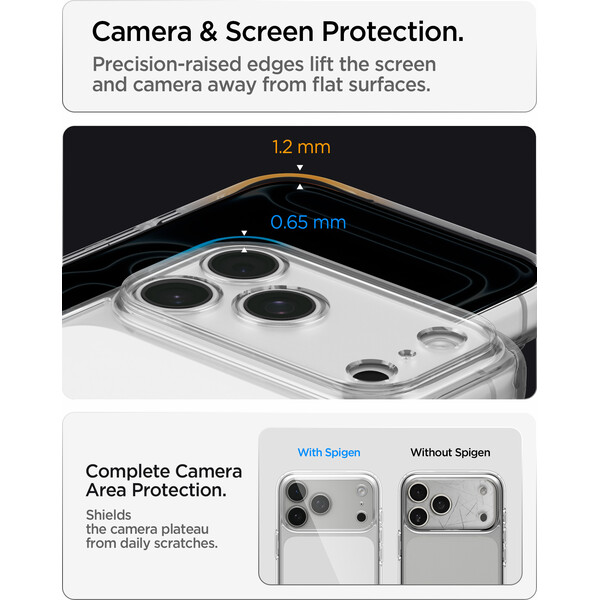 Spigen Ultra Hybrid kryt iPhone 18 Pro Max/17 Pro Max crystal clear - Puzdra - Obrázok 393c20c2d6cf4c27aab6f47508f7f7aa