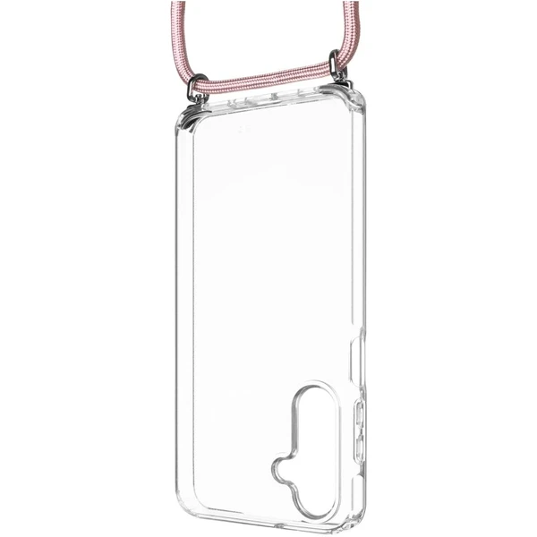 FIXED Pure Neck kryt s ružovou šnúrkou na krk pre Samsung Galaxy A16 4G/5G - Puzdra - Hlavný obrázok