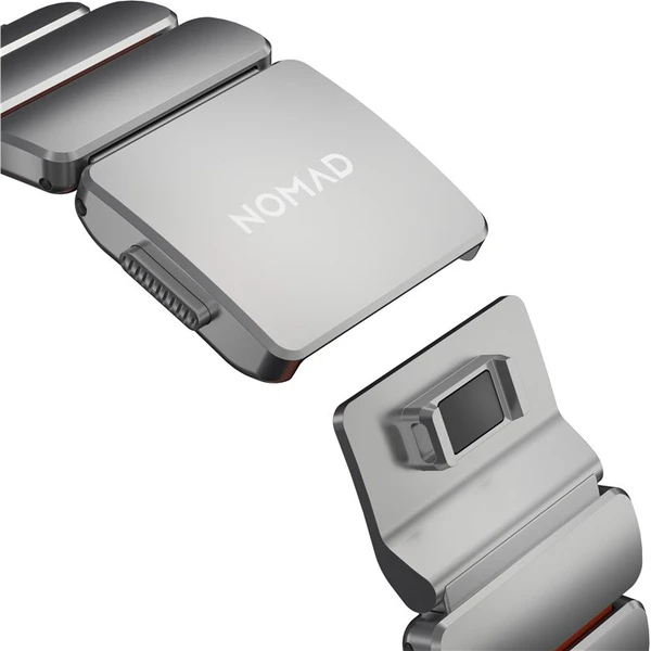 Nomad Stratos Band FKM remienok Apple Watch 45/46/49mm Natural Titanium/Ultra Orange - Remienky - Obrázok 3950b5f98a984405a3495a739c9f5fbd