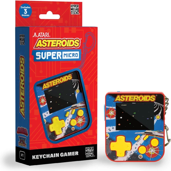 Evercade Super Micro Asteroids Keychain Gamer - Retro konzola - Obrázok 395K000K01