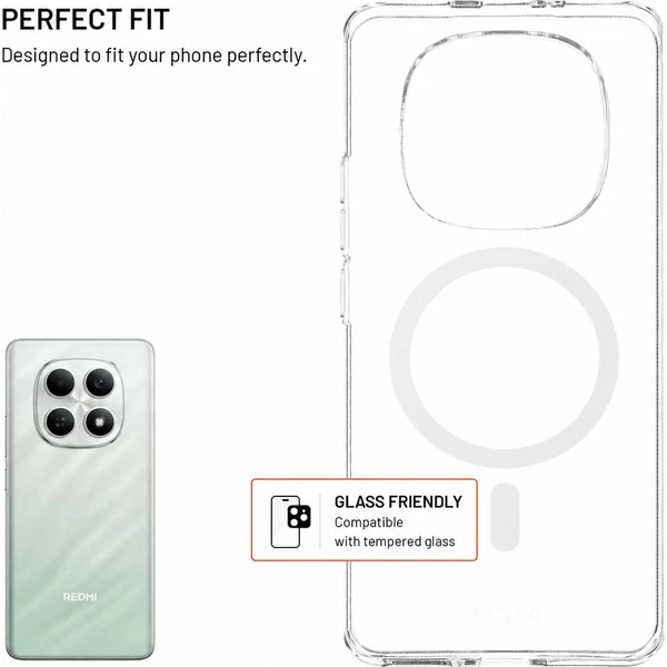 FIXED MagStory AntiUV TPU kryt s MagSafe Xiaomi Redmi Note 15 4G číry - Puzdra - Obrázok 395f9859828740a9b8735008db638d9e