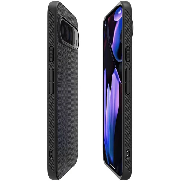 Spigen Liquid Air kryt Google Pixel 9 Pro/Pixel 9 matne čierny - Puzdra - Obrázok 39676138dff7473494f843929ad26bcd