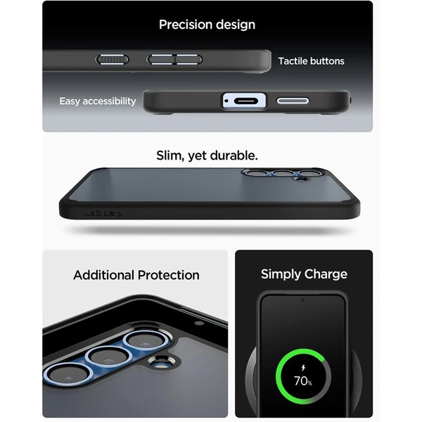 Spigen Ultra Hybrid kryt Samsung Galaxy S25 čierny - Puzdra - Obrázok 397495b08b99492080b50843de6dff71