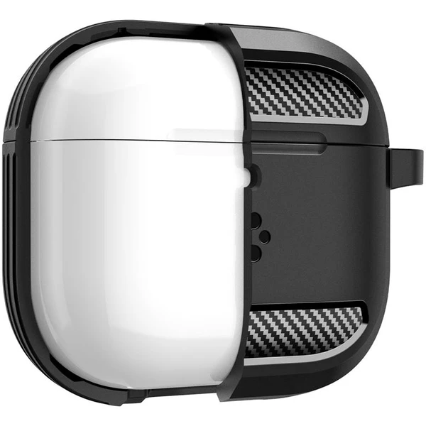 Spigen Rugged Armor puzdro AirPods 4 matne čierne - Puzdra - Obrázok 397958a5ee6c491cbe12a6bc6476cfc0