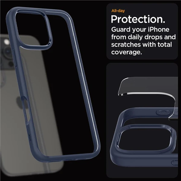 Spigen Ultra Hybrid kryt iPhone 16 Pro Max navy blue - Puzdra - Obrázok 397cfa86276241ca98da44460c821417