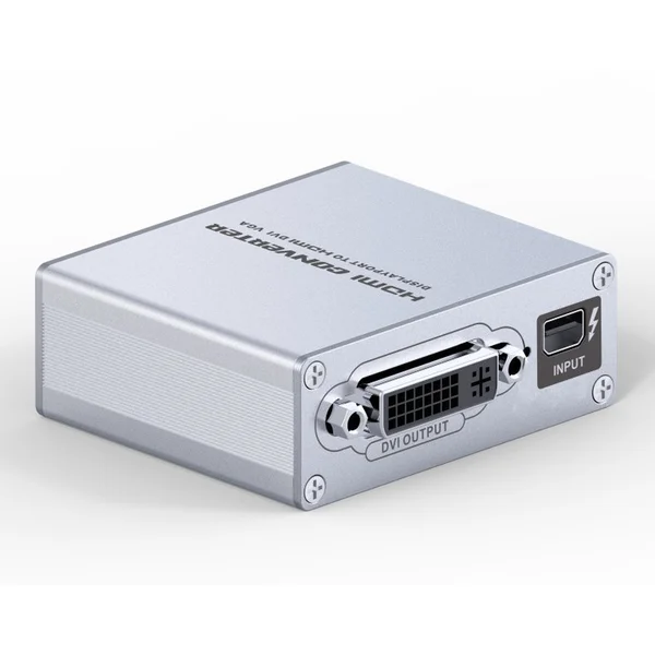 PremiumCord Mini DisplayPort -> HDMI/DVI-I/VGA redukcia strieborná - Káble a redukcie - Obrázok 39H0000401