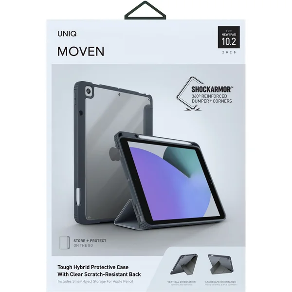UNIQ Moven púzdro iPad 10.2" (2019/2020/2021)/Air 10,5" (2019)/Pre 10.5" (2017) šedé - Puzdra - Obrázok 39JP600301
