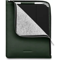 Woolnut kožené puzdro Folio na iPad Pro 11"/iPad Air 11" tmavozelené - Puzdra