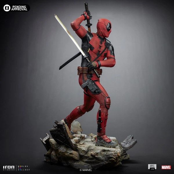 Socha Iron Studios Legacy Replica 1/4 Deadpool & Wolverine - Deadpool - Sochy a sošky - Obrázok 39M7000J01