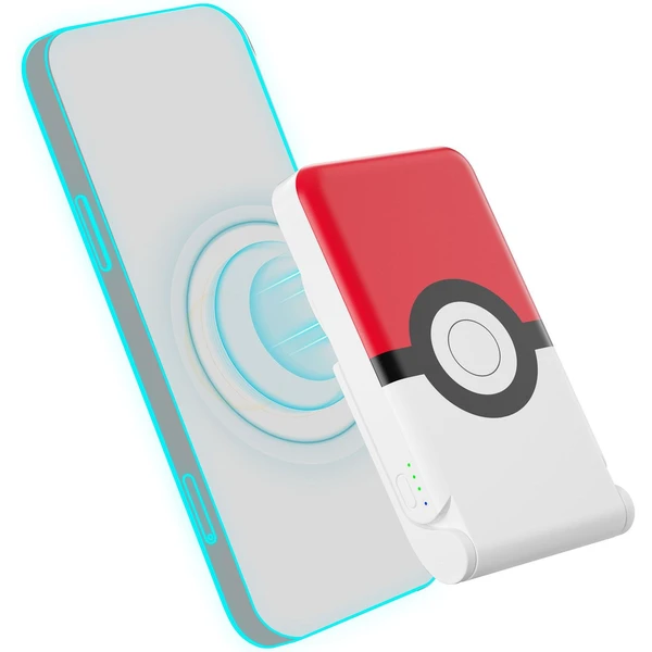 OTL Pokémon Pokéball magnetická bezdrôtová powerbanka - Powerbanky - Obrázok 39Q2000O01