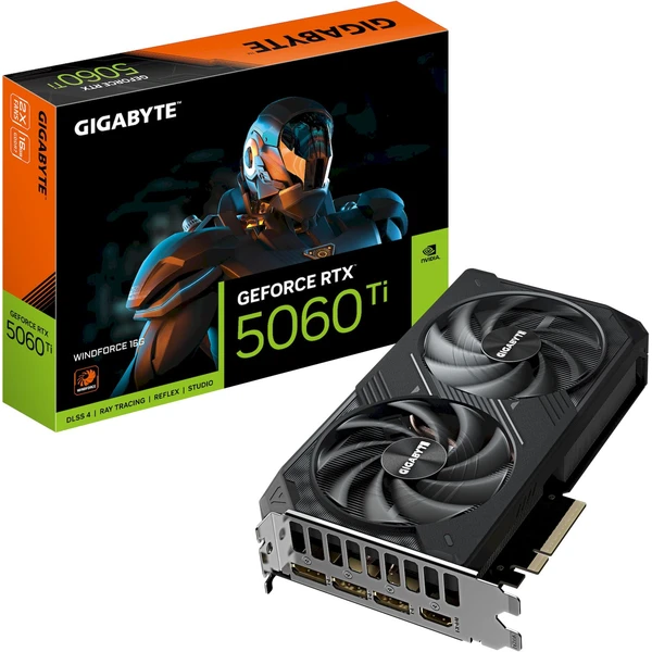 GIGABYTE NVIDIA GeForce RTX 5060 Ti WINDFORCE 2X 16G - Grafické karty - Obrázok 39QF000N01