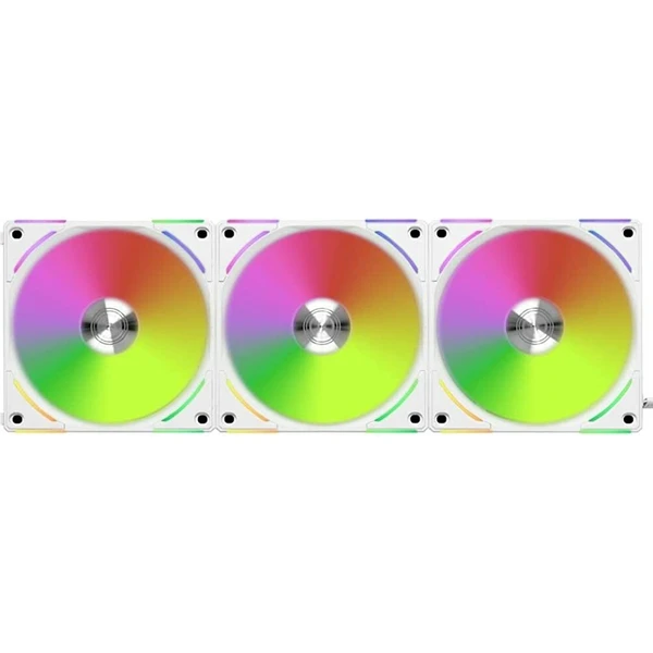Lian Li UNI FAN AL120 V2 ARGB PWM ventilátor 3x120mm biely - Ventilátory pre PC - Hlavný obrázok