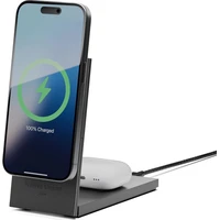 Native Union Rise 2v1 Qi2 (MagSafe) bezdrôtová nabíjačka čierna - Nabíjačky