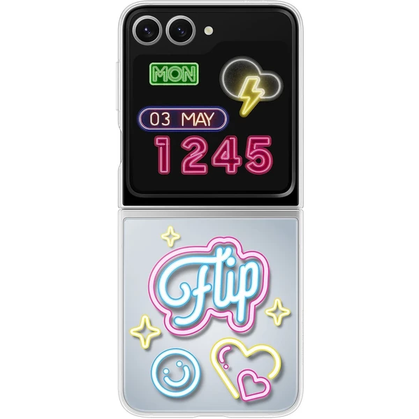 Samsung Flipsuit Case kryt Galaxy Z Flip6 číry - Puzdra - Hlavný obrázok