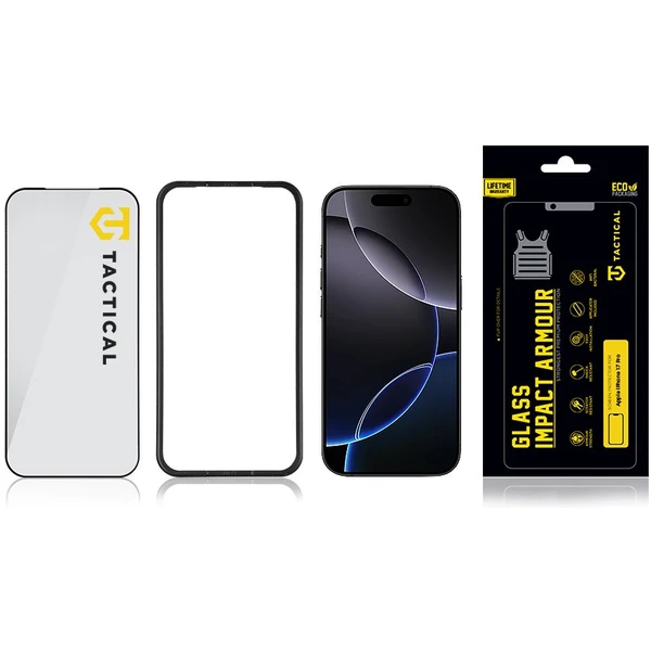 Tactical Glass Impact Armour sklo pre Apple iPhone 17 Pro - Ochranné fólie a sklo - Obrázok 39db6d9059764e77adc23bea0c635037