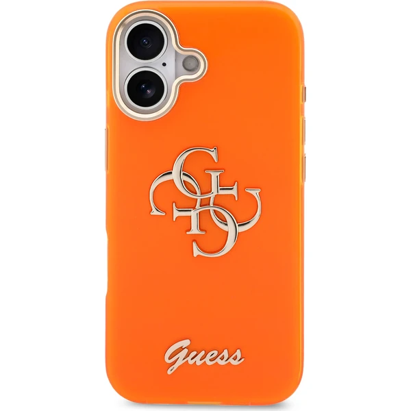 Guess IML 4G Script Metal Logo kryt iPhone 17 oranžový - Puzdra - Obrázok 39e64b27e0914d88a7e2f2e66faa3188