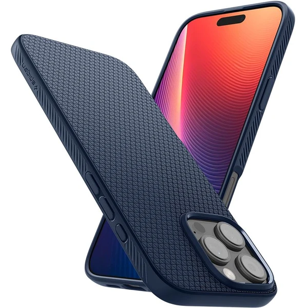Spigen Liquid Air kryt iPhone 16 Pro Max navy blue - Puzdra - Obrázok 39f6c87ad4e0482eb589407358e0693e