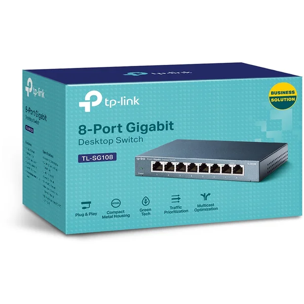 TP-Link TL-SG108 Switch - Switche - Obrázok 3A0GF00101