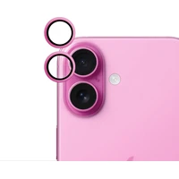 iWant ochrana šošoviek na kameru Apple iPhone 16/16 Plus ružová - Ochranné fólie a sklo