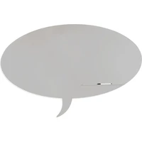 Rocada Skin Shape Talk 6440-7038 magnetická tabuľa achátová šedá RAL 7038 - Magnetické tabule