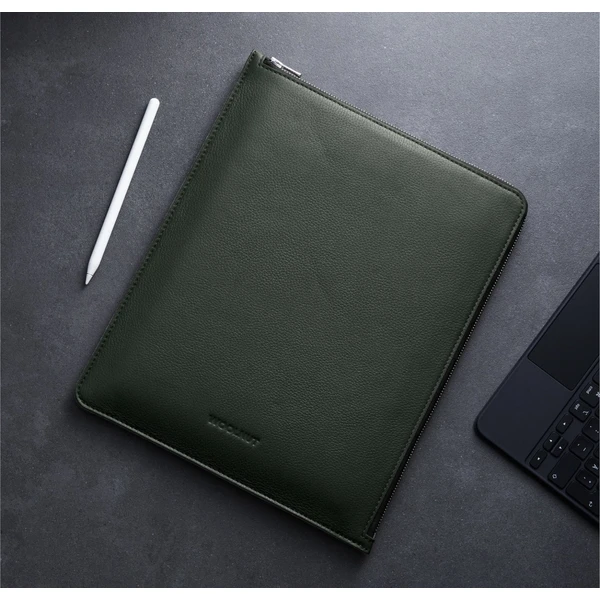 Woolnut kožené puzdro Folio iPad Pro 12,9"/iPad Pro 13"/iPad Air 13" tmavozelené - Puzdra - Obrázok 3ALR100501
