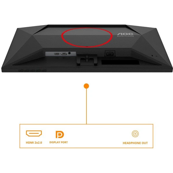 AOC Gaming 24G4HRE herný monitor 24' - Monitory - Obrázok 3B2G000K01