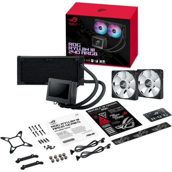 ASUS ROG RYUJIN III 240 ARGB čierna - Chladiče - Obrázok 3BB9000O01