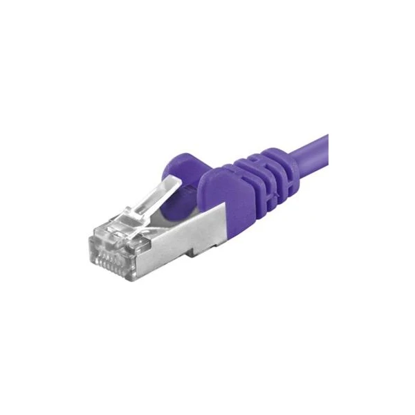 PremiumCord RJ45/RJ45 Cat6a S-FTP patch kábel 7m fialový - Káble a redukcie - Hlavný obrázok