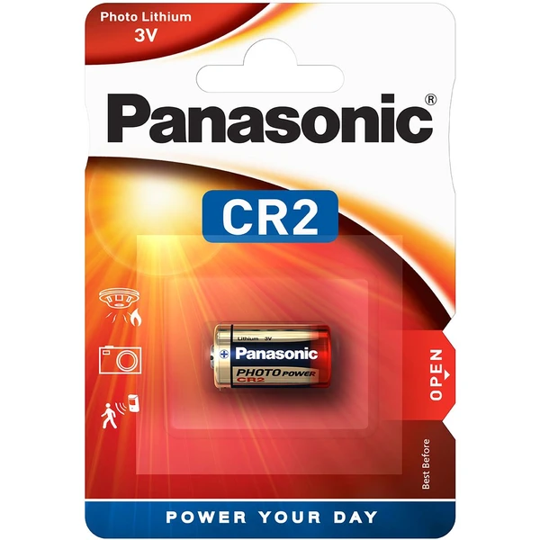 Panasonic CR2 lítiová batéria, 1 ks - Batérie - Hlavný obrázok