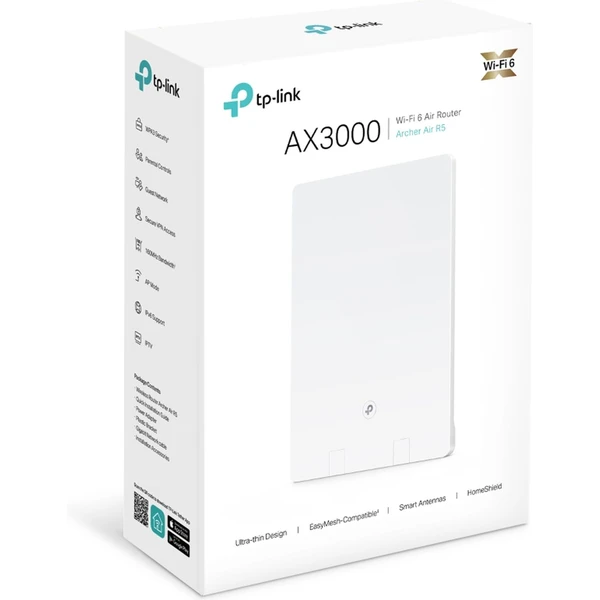 TP-Link Archer Air R5 Wi-Fi 6 router biely - Wi-Fi routery - Obrázok 3BP7000701