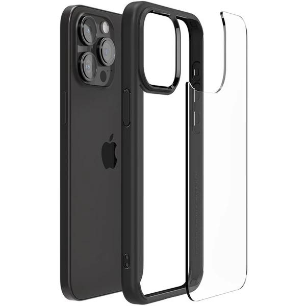 Spigen Ultra Hybrid kryt iPhone 15 Pro matne čierny - Puzdra - Obrázok 3BT8000601
