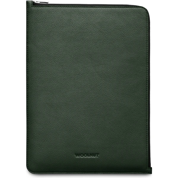 Woolnut kožené puzdro Folio pre MacBook Air 13"/MacBook Pro 14"/MacBook Pro 13 tmavozelené - Puzdra - Obrázok 3CG7000601