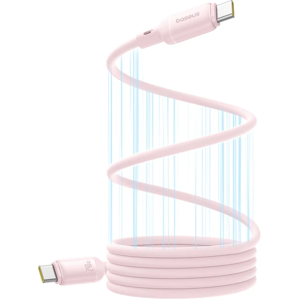 Dátový kábel Baseus PicoGo magnetic USB-C/USB-C 1m 240W ružový - Káble - Obrázok 3CGE000L01