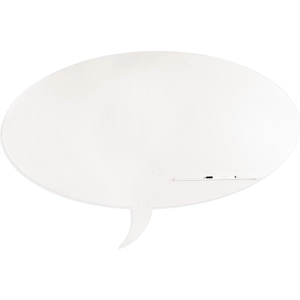 Rocada Skin Shape Talk 6441-9010 magnetická tabuľa biela - Magnetické tabule - Hlavný obrázok