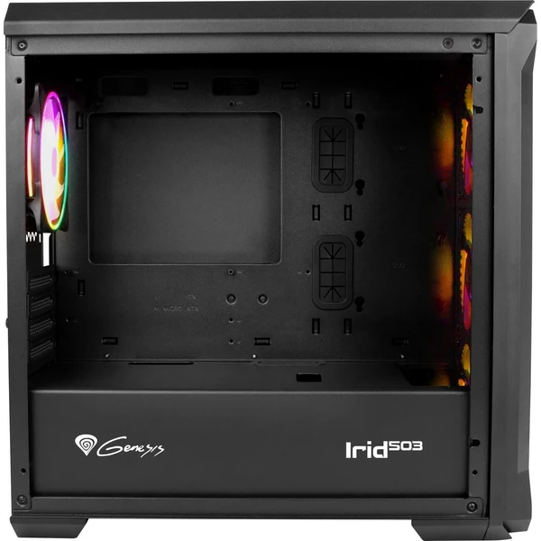 Genesis IRID 503 RGB čierna - Počítačové skrine - Obrázok 3DNY600301