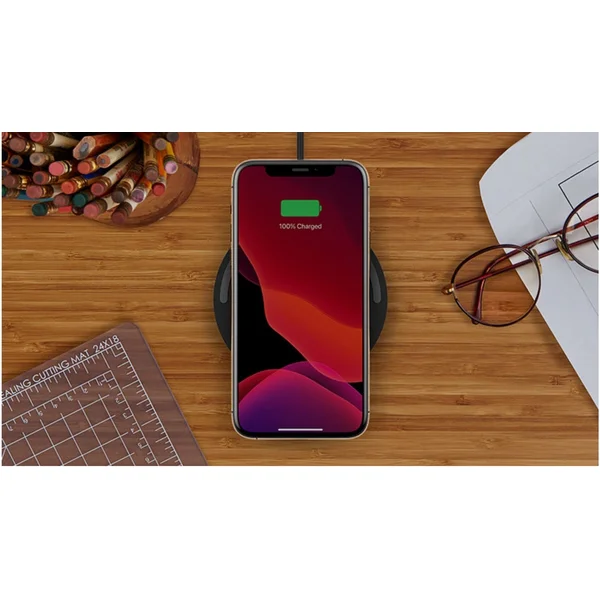 Belkin BOOST CHARGE 10W bezdrôtová nabíjačka (bez adaptéra) biela - Nabíjačky - Obrázok 3DWF300301