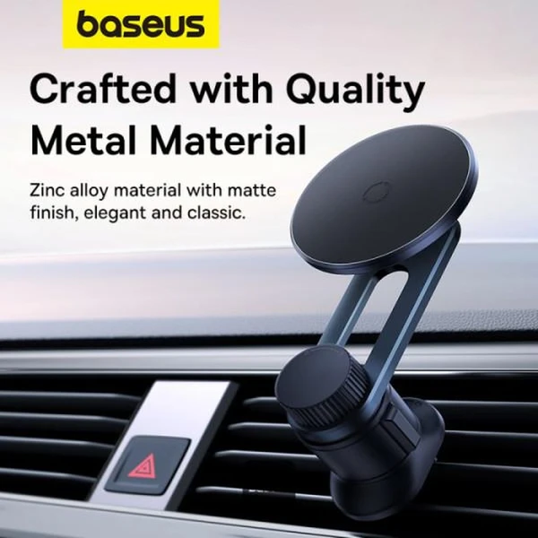 Baseus MagPro držiak do auta s magnetom do ventilačnej mriežky čierny - Držiaky - Obrázok 3E9R000K01