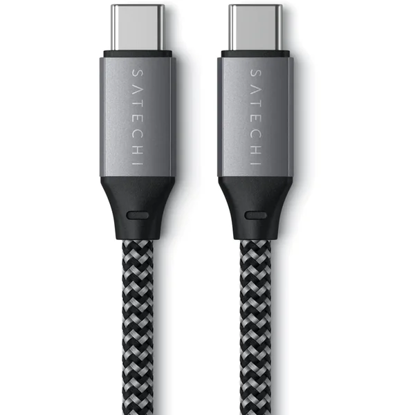 Satechi USB-C/USB-C napájací kábel 100W 2m vesmírne šedý - Káble a redukcie - Obrázok 3EK2700301