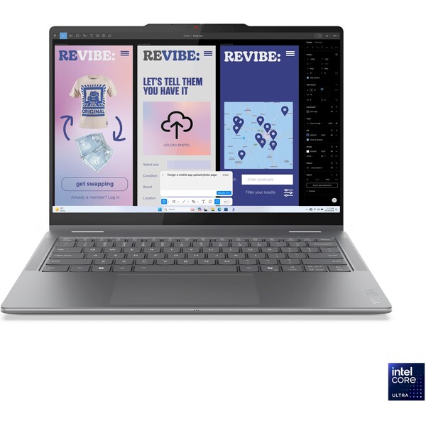 E-shop Lenovo Yoga 7 2-v-1 14ILL10 (83JQ0043CK) sivý - 3 roky záruky Premium Care