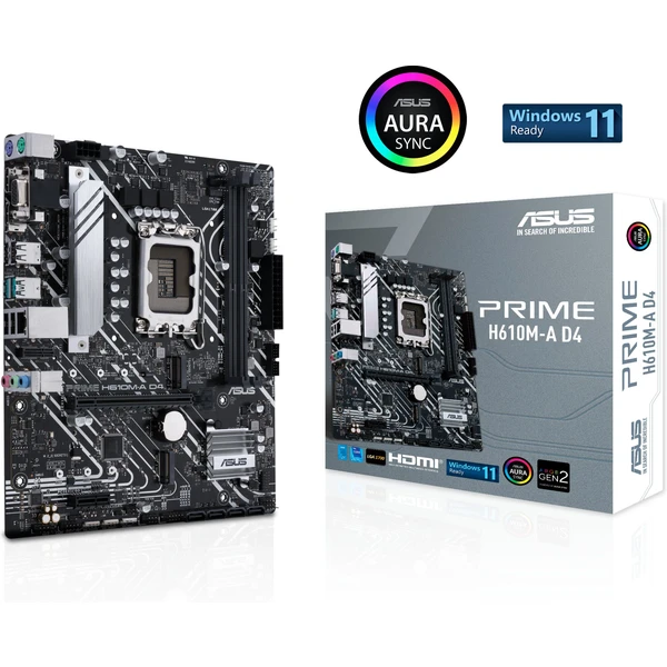 ASUS PRIME H610M-A D4 (DDR4) CSM Intel H610 - Základné dosky - Obrázok 3F32000701