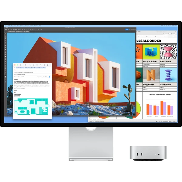Apple Mac mini / M4 / 16GB / 256GB / strieborný - Stolné počítače - Obrázok 3FRA000N01
