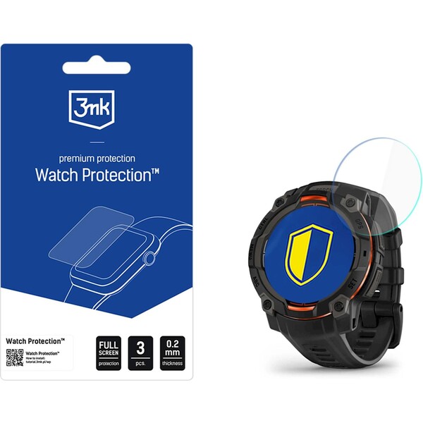 3mk Watch Protection FlexibleGlass pre Garmin Instinct 3 45mm (Amoled, Solar)