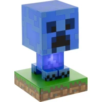 Icon Light Minecraft - Creeper modrý - Lampičky