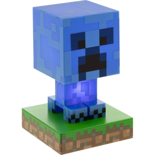Icon Light Minecraft - Creeper modrý - Lampičky - Hlavný obrázok