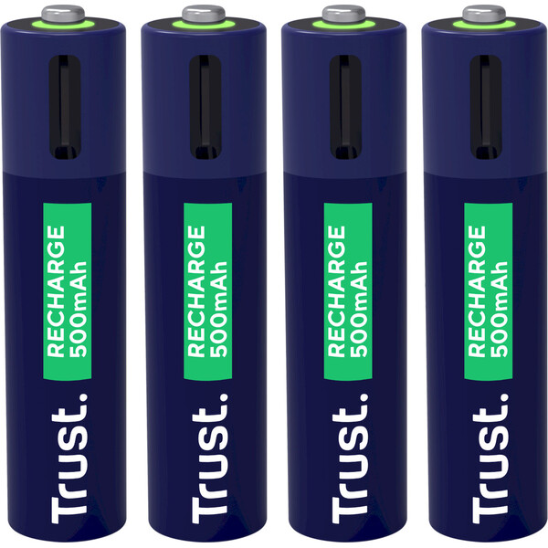 Trust USB-C dobíjacia batéria AAA - 4ks - Batérie - Obrázok 3GAL000K01