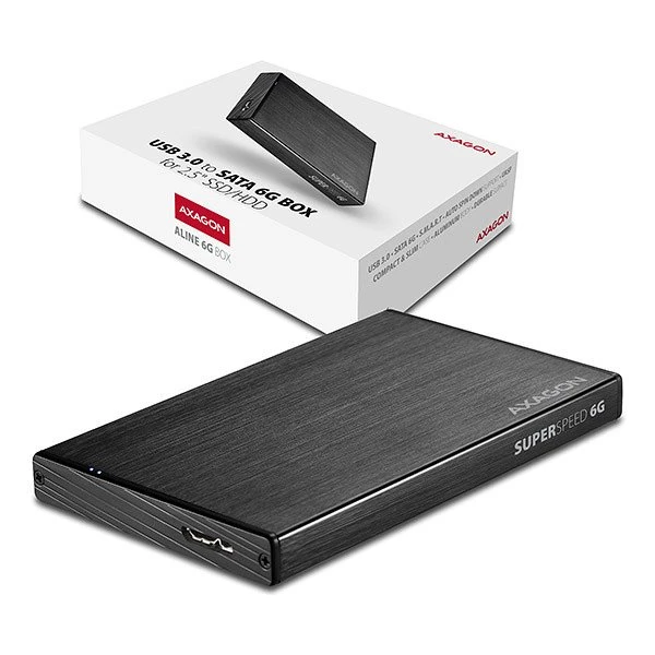 AXAGON EE25XA6 USB3.0 SATA 6G 2.5' externý ALINE box - Externé boxy - Obrázok 3GGV000501